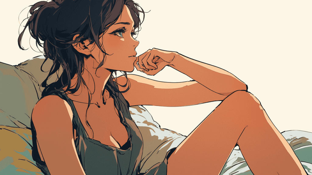 色々アドバイスを参考にする女性